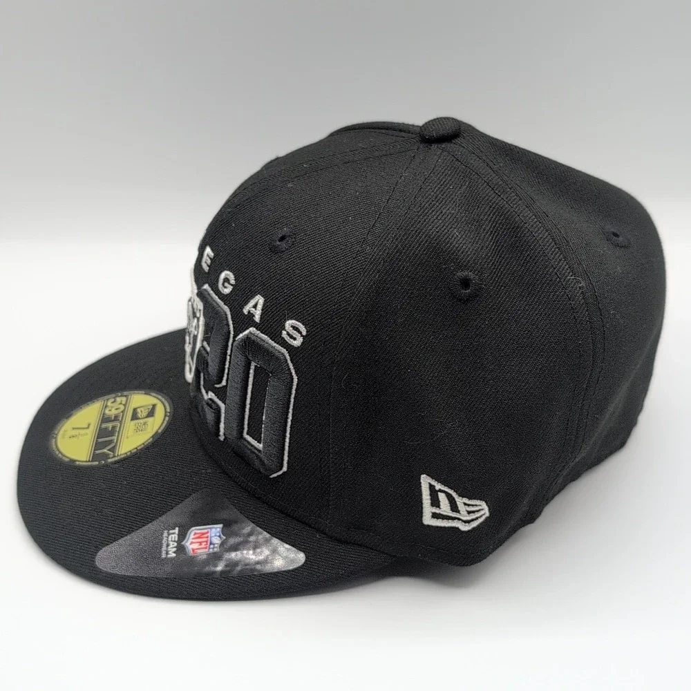Las Vegas Raiders New Era 59fifty Fitted Hat 7 1/8 Welcome To Las Vegas Patch